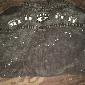 Grey Barry's boyfriend shirt
